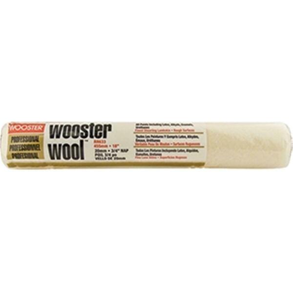 Wooster RR633 18 in. Lambswool 0.75 in. Nap Roller Cover 29768